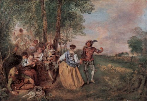 Watteau, Antoine: Die Schfer (Ftes galantes)