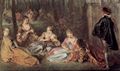 Watteau, Antoine: Die Champs lysses, Detail