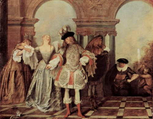 Watteau, Antoine: Franzsische Komdianten