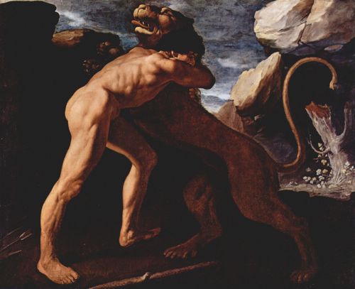 Zurbarn, Francisco de: Herkules vernichtet den Lwen von Nemea