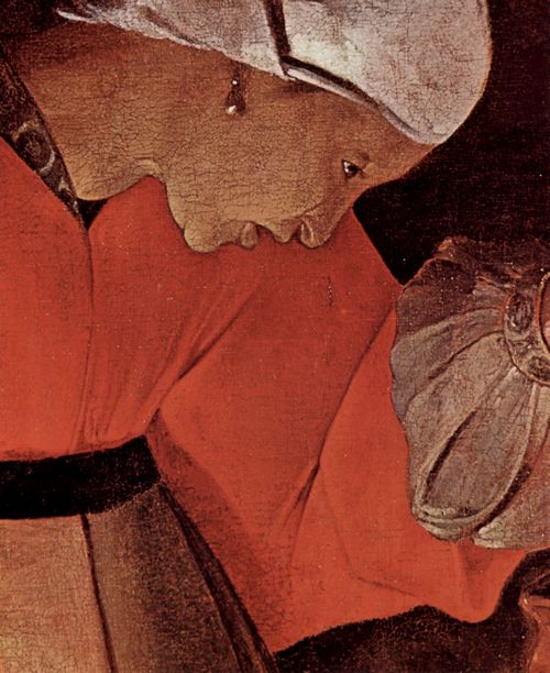 La Tour, Georges de: Hiob und seine Frau, Detail: Frau im Profil