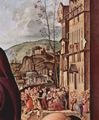 Piero di Cosimo: Heimsuchung, Szene: Maria und Hl. Elisabeth, Hl. Nikolaus und Hl. Antonius, Detail: Bethlehemitischer Kindermord
