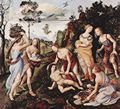 Piero di Cosimo: Bildfolge zur Frühgeschichte der Menschheit, Szene: Der Sturz des Vulkanus (Hephaistos)