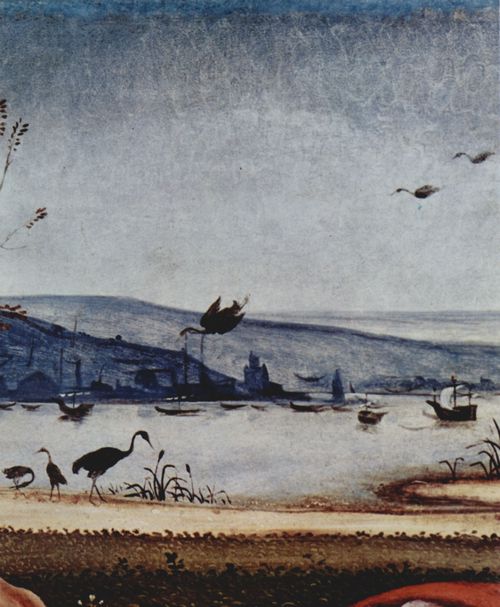 Piero di Cosimo: Der Tod der Prokris, Detail