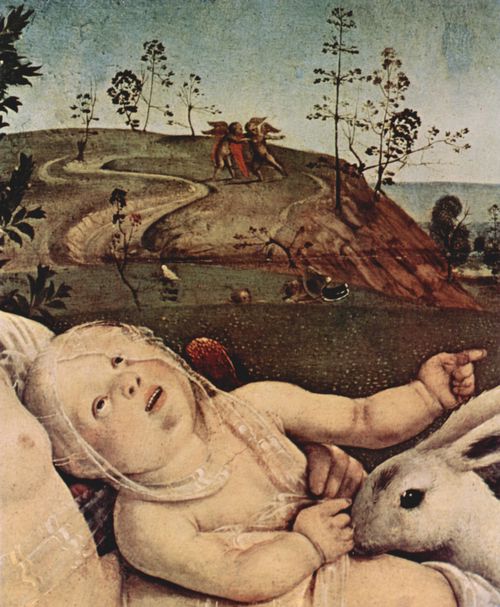 Piero di Cosimo: Venus, Mars und Amor, Detail