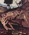 Piero di Cosimo: Die Schlacht der Kentauren und Lapithen, Detail