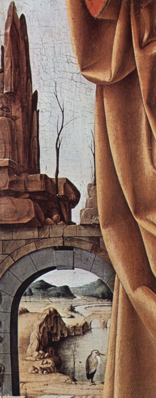Cossa, Francesco del: Griffoni-Altar, ursprl. Griffonikapelle in der San Petronio in Bologna, linker Flgel: Hl. Petrus, Detail