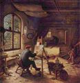 Ostade, Adriaen van: Der Maler in seiner Werkstatt (Selbstporträt)