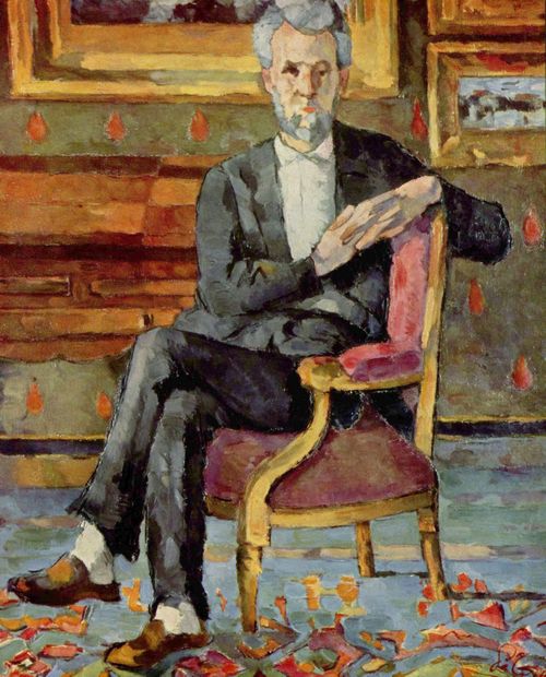 Czanne, Paul: Portrt Victor Chocquet sitzend