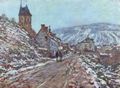 Monet, Claude: Straße nach Vétheuil im Winter