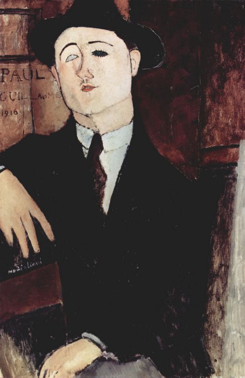Modigliani, Amedeo: Portrt des Paul Guillaume