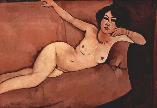 Modigliani, Amedeo: Akt auf Sofa (Almaiisa)