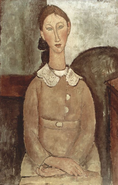 Modigliani, Amedeo: Mdchen in gelben Kleid