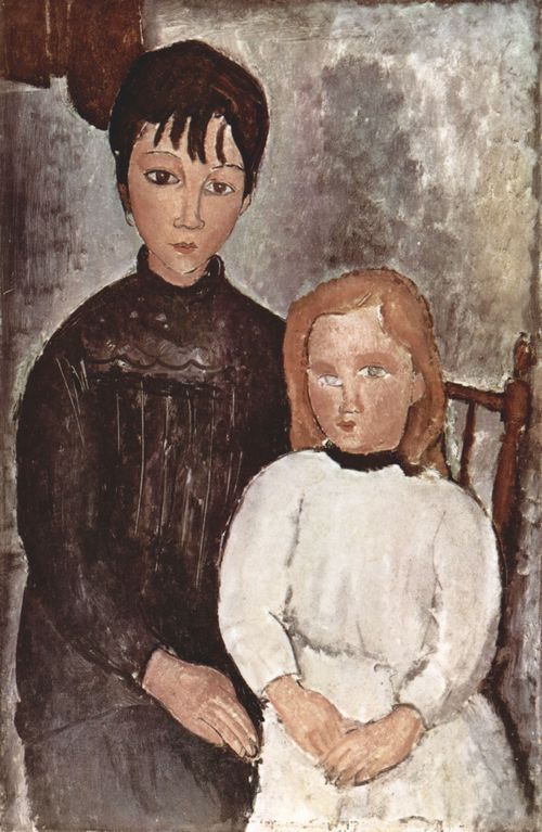 Modigliani, Amedeo: Zwei Mdchen