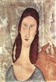 Modigliani, Amedeo: Portrt der Jeanne Hbuterne (II)