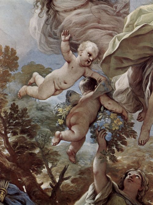 Giordano, Luca: Fresken in der Galerie des Palazzo Medici-Riccardi in Florenz, Szene: Temperantia, Detail