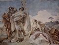 Tiepolo, Giovanni Battista: Fresken in der Villa Valmarana, Vicenza, Szene: Rinaldo verlässt Armida