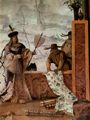 Tiepolo, Giovanni Domenico: Fresken in der Villa Valmarana, Vicenza, Szene: Chinesischer Stoffhndler
