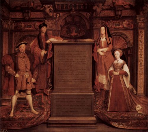 Leemput, Remigius van: Heinrich VII., Elisabeth von York, Heinrich der VIII. und Jane Seymour