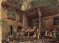 Lewis, John Frederick: Hof im Haus des Malers in Kairo