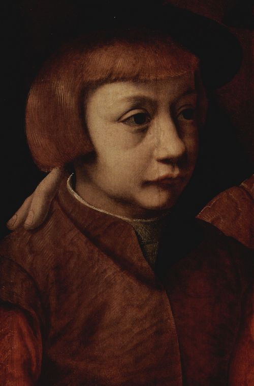 Bruyn d. ., Bartholomus: Portrt eines Mann mit drei Shnen, Detail