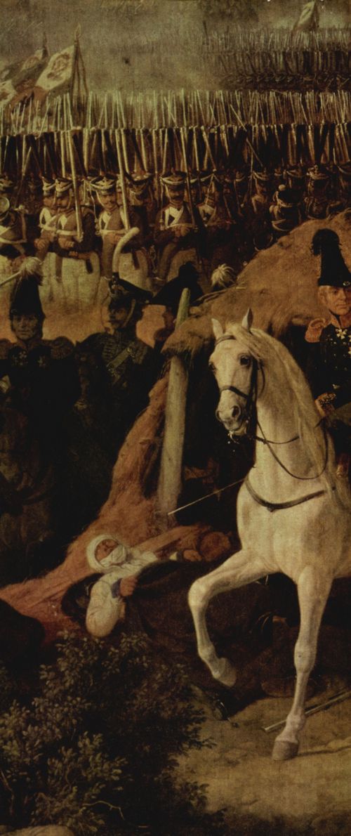 Hess, Peter von: Die Schlacht bei Borodino, Detail