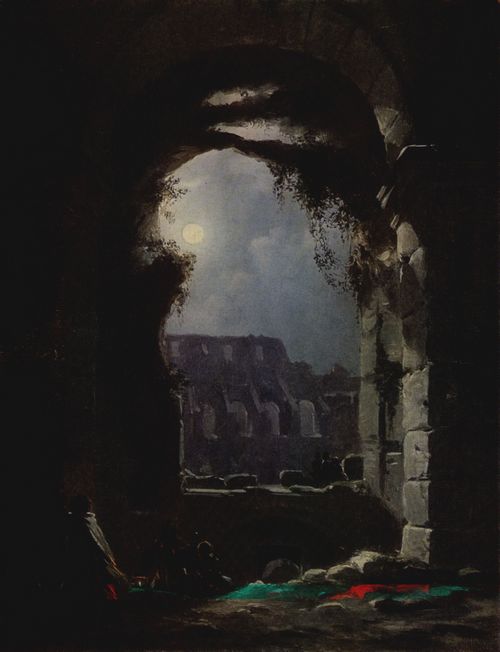Carus, Carl Gustav: Das Kolosseum in einer Mondnacht