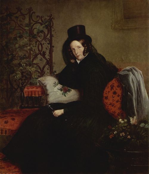 Krüger, Franz: Nach einem Spazierritt (Porträt der Friederike Luise Charlotte Wilhelmine, Tochter Friedrich Wilhelm III.)