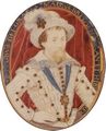 Hilliard, Nicholas: Porträt Jakob I., König von England, Oval