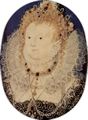 Hilliard, Nicholas: Porträt Elisabeth I., Königin von England, Oval