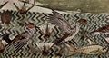 Maler der Grabkammer des Menna: Grabkammer des Menna, Ackerschreiber des Knigs, Szene: Jagd und Fischfang, Detail: Wildenten