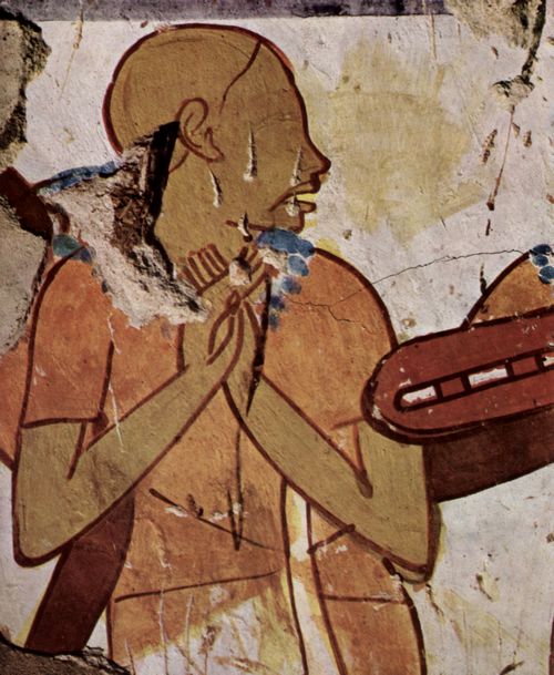 Maler der Grabkammer des Horemhab: Grabkammer des Horemhab, Szene: Blinder Snger