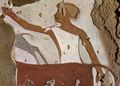 Maler der Grabkammer des Zenue: Grabkammer des Zenue, Heeresschreiber unter Thutmosis IV., Szene: Kuhhirt