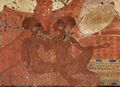 gyptischer Maler um 1360 v. Chr.: Wandmalerei: Zwei Tchter des Amenophis IV.
