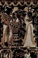 gyptischer Maler um 1350 v. Chr.: Deckel einer Truhe aus Elfenbein