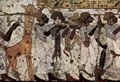 Maler der Grabkammer des Heje: Grabkammer des Heje, Szene: Tributbringende Afrikaner