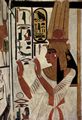 Maler der Grabkammer der Nefertari: Grabkammer der Nefertari, Gattin des Ramses II., Szene: Die Knigin Nefertari in Gebetshaltung