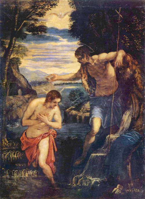 Tintoretto, Jacopo: Taufe Christi
