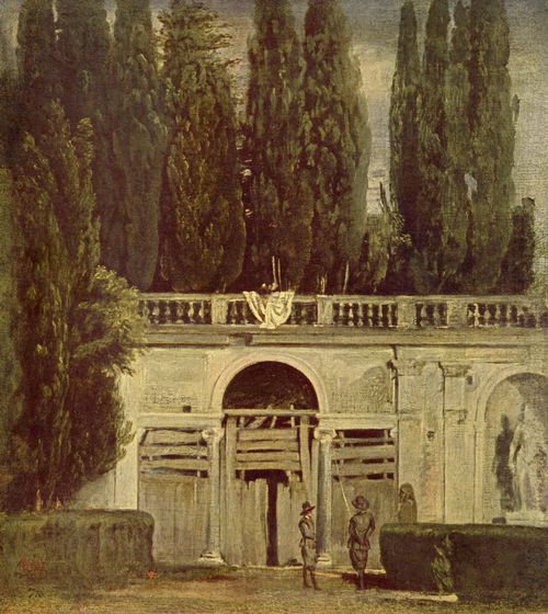 Velzquez, Diego: Im Garten der Villa Medici in Rom