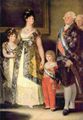 Goya y Lucientes, Francisco de: Porträt der Familie Karls IV., Detail