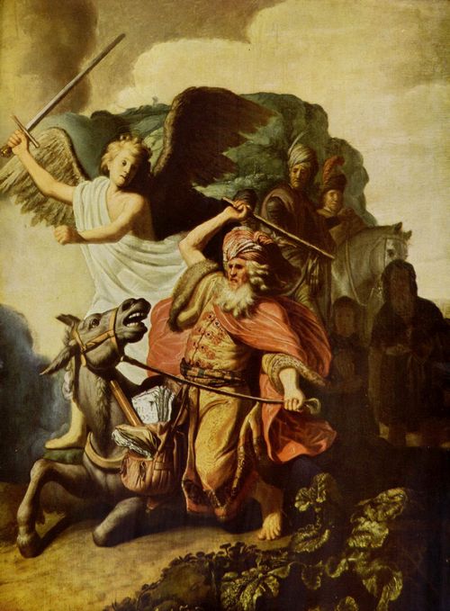 Rembrandt Harmensz. van Rijn: Prophet Bileam und die Eselin