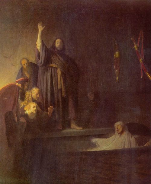 Rembrandt Harmensz. van Rijn: Auferweckung des Lazarus