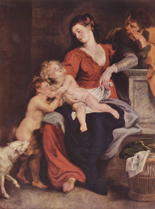 Rubens, Peter Paul: Die Heilige Familie mit dem Korbe