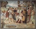 Overbeck, Johann Friedrich: Freskenzyklus der Casa Bartholdy in Rom, Szene: Der Verkauf Josephs
