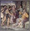 Schadow, Friedrich Wilhelm: Freskenzyklus der Casa Bartholdy in Rom, Szene: Die Klage Jakobs um Joseph