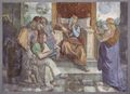 Cornelius, Peter von: Freskenzyklus des Casa Bartholdy in Rom, Szene: Joseph deutet die Träume des Pharao