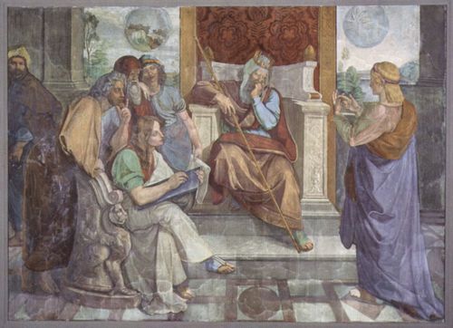 Cornelius, Peter von: Freskenzyklus des Casa Bartholdy in Rom, Szene: Joseph deutet die Trume des Pharao