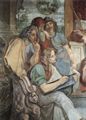 Cornelius, Peter von: Freskenzyklus des Casa Bartholdy in Rom, Szene: Joseph deutet die Träume des Pharao, Detail