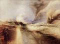 Turner, Joseph Mallord William: Leuchtraketen bei hohem Seegang (Rockets and Blue Lights (close at Hand) to warn Steam-Boats of Shoal-Water)
