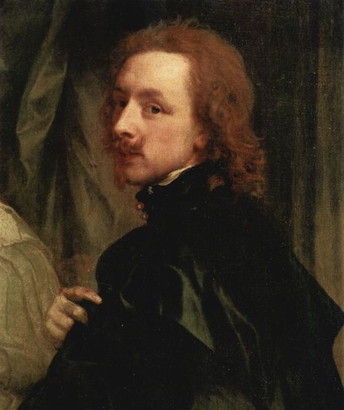 Dyck, Anthonis van: Portrt des Sir Endimion Porter und Selbstportrt Anthonis van Dyck, Detail: Selbstportrt